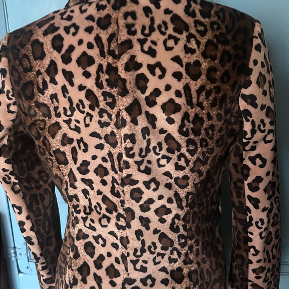INC Animal Print Petite Blazer - Picture 4 of 5